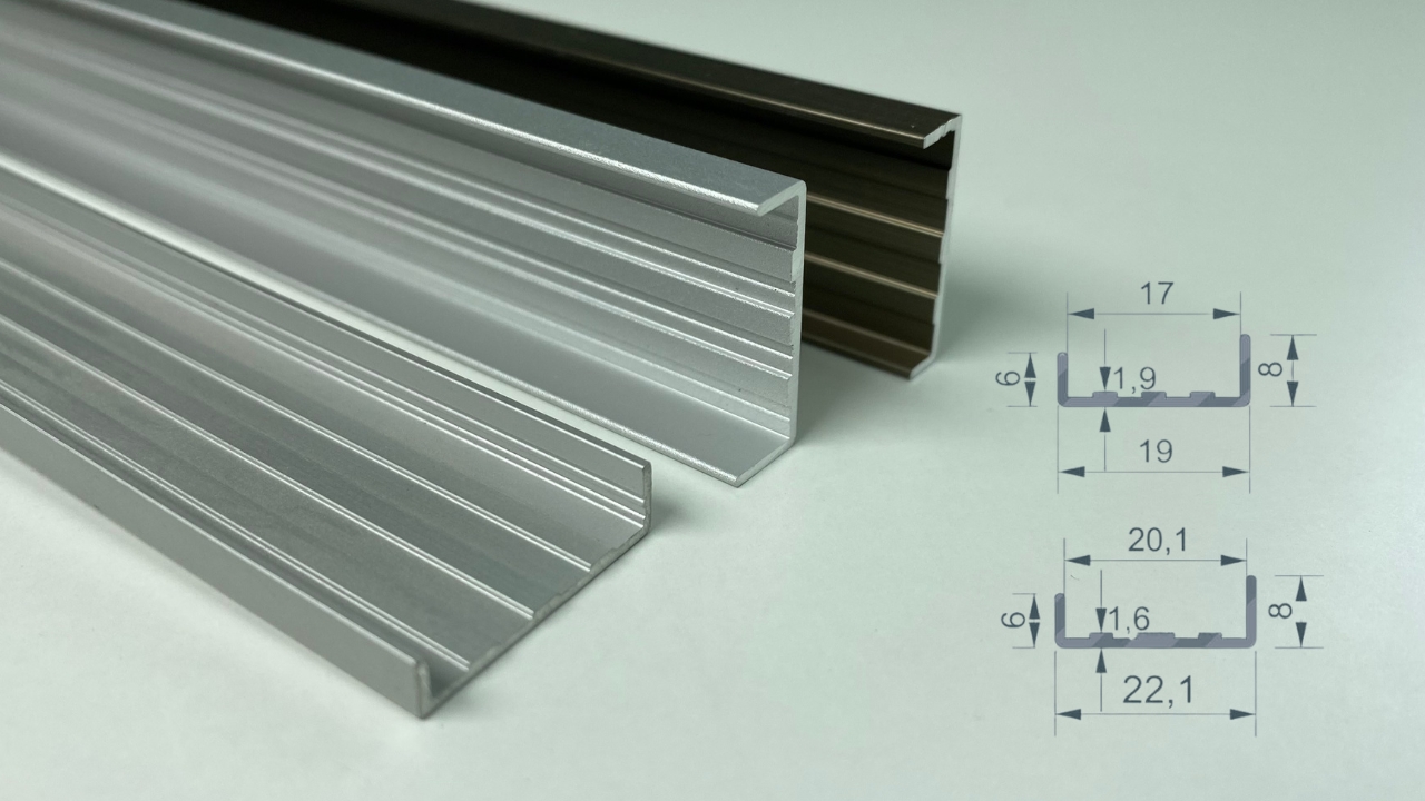 Алюмінієвий торцювальний профіль С-образний