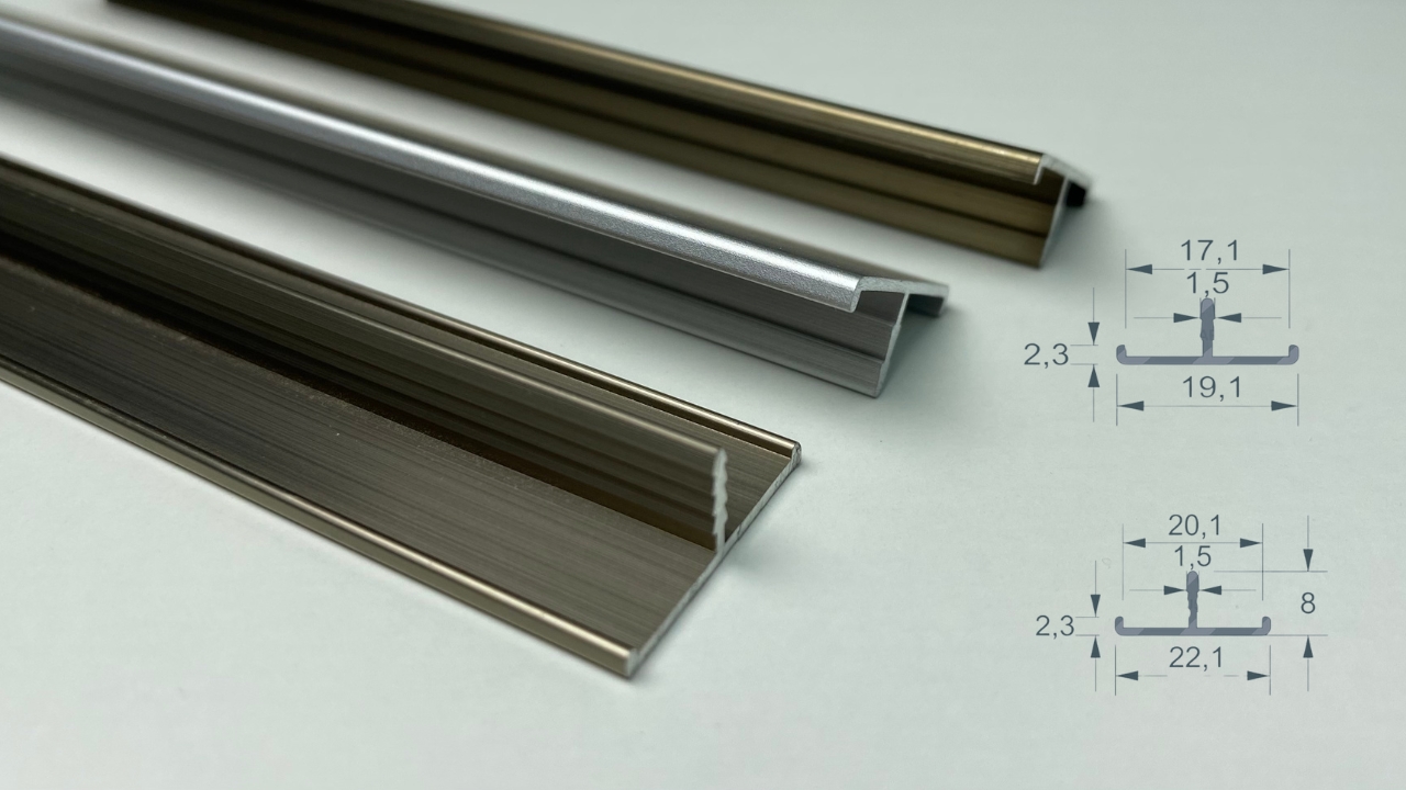 Алюмінієвий торцювальний профіль Т-образний